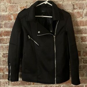 Forever 21 fabric motorcycle jacket